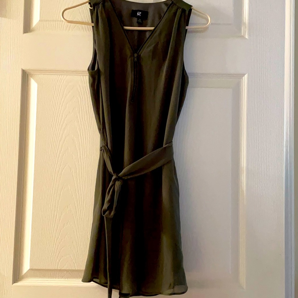 Olive color dress